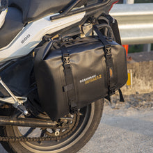 Load image into Gallery viewer, RZAHUAHU Motorcycle Rear Bag Motor Side Tail Bag Waterproof Saddle Storage Bag (Polyester+TPU) 16L/305x410x150mm/0.72kg (YA-1620)