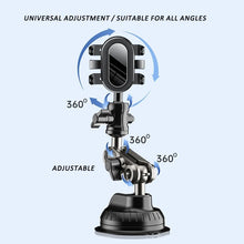 Load image into Gallery viewer, 360° Universal Rotatable with Flexible Robotic Arms to support various Viewwing Angles One Touuch Phone Bracket support phone size from size up to 11cm