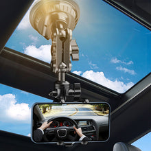Load image into Gallery viewer, MAILUZHE Anti-Vibration Car Window Windscreen Phone Mount Holder Support upto Phone Size 7"Inch Aluminum Plastic