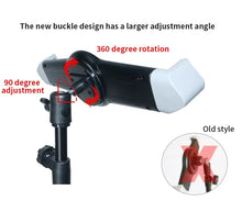 Load image into Gallery viewer, AODIV Universal 360° Compact Foldable Tripod Stand up to 1.65 Meter Height & Support Tablet Size 9.5"-14.5"with Carrying Bag