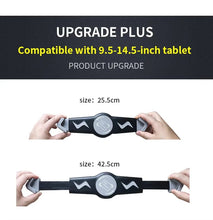 Load image into Gallery viewer, AODIV Universal 360° Compact Foldable Tripod Stand up to 1.65 Meter Height & Support Tablet Size 9.5"-14.5"with Carrying Bag