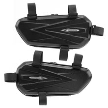 Load image into Gallery viewer, RZAHUAHU Motorcycle Side Bags Universal EVA Hard Shell Waterproof Bike Hanging Triangle Pouch (Left+Right) (YA-438)