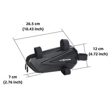 Load image into Gallery viewer, RZAHUAHU Motorcycle Side Bags Universal EVA Hard Shell Waterproof Bike Hanging Triangle Pouch (Left+Right) (YA-438)