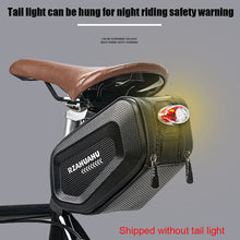 Load image into Gallery viewer, RZAHUAHU Bicycle Saddle Bag 2.5L Large Capacity Seatpost Storage Bag Hard Shell (YA-467)