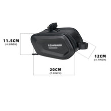 Load image into Gallery viewer, RZAHUAHU Bicycle Saddle Bag 2.5L Large Capacity Seatpost Storage Bag Hard Shell (YA-467)