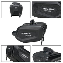 Load image into Gallery viewer, RZAHUAHU Bicycle Saddle Bag 2.5L Large Capacity Seatpost Storage Bag Hard Shell (YA-467)