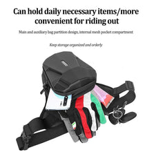 Load image into Gallery viewer, RZAHUAHU Motorcycle Drop Waist Leg Bag Portable Waterproof Shoulder Waist Pack Belt Hip Bum Luggage Ride Bags (YA-566)