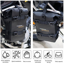 Load image into Gallery viewer, RZAHUAHU Motorcycle Saddle Bag Multifunctional Bumper Bag Waterproof (Polyester+TPU) 4L/300x190x75mm/0.45kg (YA-556)