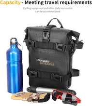 Load image into Gallery viewer, RZAHUAHU Motorcycle Saddle Bag Multifunctional Bumper Bag Waterproof (Polyester+TPU) 4L/300x190x75mm/0.45kg (YA-556)