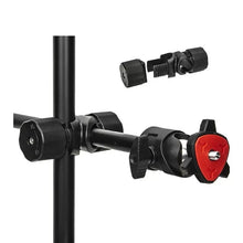 Load image into Gallery viewer, YUNTENG VCT-808 Table Phone Clip Holder Microphone DSLR Camera Desktop Mount Stand & Horizontal Pole