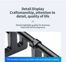 Load image into Gallery viewer, Universal Car Seat Back Double Hooks Umbrella Clothing Storage Rack(Black)