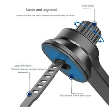 Load image into Gallery viewer, 360° Rotatable Car Air Ventilitaion Grid Phone Holder One Touch with Long Hook Clamp Anti Fall