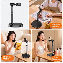 Load image into Gallery viewer, Magnetic Magsafe & Holder Desktop Stand Overhead Flexible Angle Movement & Height Adjustable