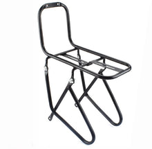 Load image into Gallery viewer, Bike Front Carrier Rack Bicycle Front Rack Metal Luggage Shelf Cargo Pannie