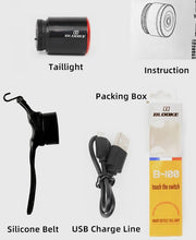 Load image into Gallery viewer, Waterproof Smart Bike Part Brake Safety Bicycle Indicator Signal Light Led Tail Light