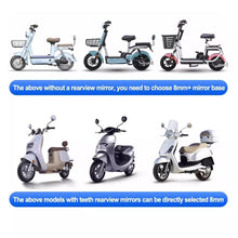 Load image into Gallery viewer, 1 Pair (Left & Right) Electric Bike For Handlebars Bicycle Rearview Handlebar Mirror For Cycling
