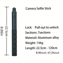 Load image into Gallery viewer, Multifunctional Bullet Time Handle with a 360° Rotating Tripod Featuring a 1/4 Thread