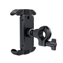 Load image into Gallery viewer, Universal Phone Mount with Secure Grip for Bicycle Scooter use in Handle Bar, Support Phone Size with Case up to 6.5"