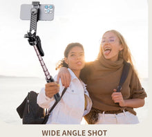 Load image into Gallery viewer, 1.85M Aluminum Alloy Rod Extendable Four-Legged Stand Phone Holder Bluetooth Selfie Stick