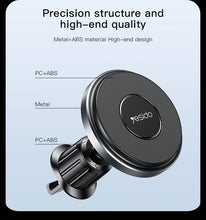 Load image into Gallery viewer, YESIDO C190 Magsafe Magnetic Car Phone Holder Wireless Chargers 15W for iPhone with Innovative Clamp