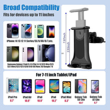 Load image into Gallery viewer, Car CD Slot Mount for Phone Tablet Holder with Expandable Width up to Size 11 Inch with 360ยฐ Rotatable Compatible with Samsung Galaxy Z Fold