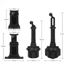 Load image into Gallery viewer, Universal 360° Adjustable Flexi Angle Arm Design Car Cup Holder for Phone & Tablet Compatible for Size 4.7"-13.0" Inch