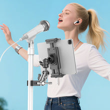 Load image into Gallery viewer, Multi Angle Metal Arm Adjusted for Phone & Tablet Holder with Claw Clamp