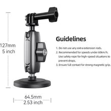 Load image into Gallery viewer, Telesin Magnetic Camera Mount | with 360-degree Articulating Arm Interchangeable Ball Heads (CMM-001)