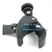 Load image into Gallery viewer, Universal 1/4 Head DV DSLR Bike Bicycle Handlebar Clamp Bracket Mount with Phone Bracket for size 4.7"-6.5" and compatible for Insta 360 One X Video Camera Clip,  Gopro Hero5/4/3+/3/2/1
