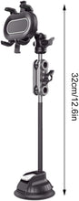 Load image into Gallery viewer, MAILUZHE 360° Car Phone Holder Strong Suction Cup Base Aluminum Alloy Flexible Long Arm 32cm Phone to 7.0"