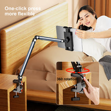 Load image into Gallery viewer, X&X Lazy Mobile Holder 360 Rotating Flexible Folding Aluminum alloy Arm Bedside Desk