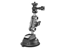 Load image into Gallery viewer, 360° Universal Rotatable with Flexible Robotic Arms Windshield Camera Mount Adjustable Suction Cup 1/4" for GoPro Insta360 DJI Action
