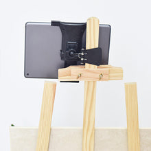 Load image into Gallery viewer, Universal 360° Rotatable Spring Clamp Clip Clamp Phone & Tablet Holder Compatible size 4.7" to 11.0" for Drawing Board Car Dashboard Car Sunvisor Desk Kitchen Cabinet