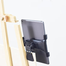 Load image into Gallery viewer, Universal 360° Rotatable Spring Clamp Clip Clamp Phone & Tablet Holder Compatible size 4.7" to 11.0" for Drawing Board Car Dashboard Car Sunvisor Desk Kitchen Cabinet