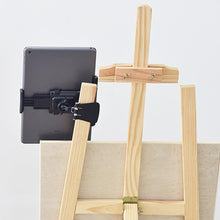 Load image into Gallery viewer, Universal 360° Rotatable Spring Clamp Clip Clamp Phone & Tablet Holder Compatible size 4.7" to 11.0" for Drawing Board Car Dashboard Car Sunvisor Desk Kitchen Cabinet