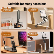 Load image into Gallery viewer, Premium Universal Adjustment 360° Rotatable Aluminum Multipurpose Travel Portable Phone Mount (E02)