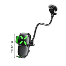 Load image into Gallery viewer, 360° 38cm Flexible Goose Neck One Touch Phone Bracket up to 9cm for Car Windshield & Dashboard Adjustable Various Viewing Angles