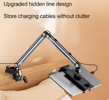 Load image into Gallery viewer, X&X Lazy Mobile Holder 360 Rotating Flexible Folding Aluminum alloy Arm Bedside Desk