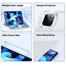 Load image into Gallery viewer, Shockproof Acrylic Smart Stand Case Trifold Cover For iPad iPad Air 11 2024