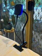 Load image into Gallery viewer, 15W RGB LED Magsafe Magnetic Wireless Charger Phone Holder with 360° Flexible Goose Neck & Blig Clamp