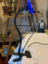 Load image into Gallery viewer, 15W RGB LED Magsafe Magnetic Wireless Charger Phone Holder with 360° Flexible Goose Neck & Blig Clamp