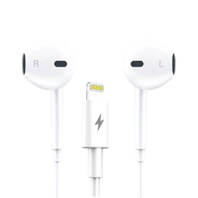 Load image into Gallery viewer, AIVR Stereo In-Ear-Earphone with Microphone for iPhone Lightning input for iPhone 14 13 12 11 Series