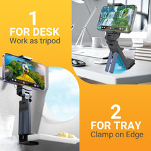 Load image into Gallery viewer, Universal Multipurpose Travel Desktop Kitchen Cabinet Foldable Phone Holder 360° Rotataion