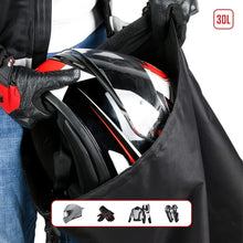 Load image into Gallery viewer, Portable Storage Bag for Motorcycle Helmets Backpack with Large Capacity and Buckle Closure