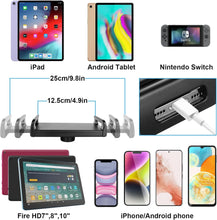 Load image into Gallery viewer, Universal 360° Phone & Tablet Holder Cantilver Flexible Metal Arm (2x35cm+10cm) for Bed Desktop Kitchen Bench Round Tube