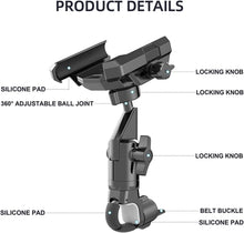 Load image into Gallery viewer, Motorcycle Cell Phone Holder - Scooter Phone Clip Cycling Phone Stand | Motorcycle Handlebar Mount Cell Phone Holder Anti-Slip Handlebar Clamp for Motorcycle