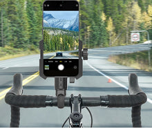 Load image into Gallery viewer, Motorcycle Cell Phone Holder - Scooter Phone Clip Cycling Phone Stand | Motorcycle Handlebar Mount Cell Phone Holder Anti-Slip Handlebar Clamp for Motorcycle