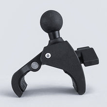 Load image into Gallery viewer, Aluminum Universal 360° Bike Bicycle Handle Bar Clamp Base W Double Socket Arm & 6-Claw Phone Holder