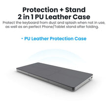 Load image into Gallery viewer, Universal 78 Keys Bluetooth Wireless Keyboard Touch Pad Detachable Magnetic Stand