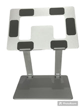 Load image into Gallery viewer, Adjustable Laptop Stand Portable Ergonomic Aluminum Laptop Computer Stand with Heat-Vent Compatible with 10-18 Inches Notebook Computer (Thickness 4mm, Silver)